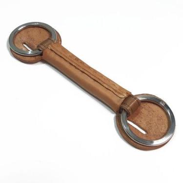 Imagem de Bridão De Couro Com Argolas Inox Para Cavalo Charrete - FAZENDAO.NET.B