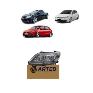 Imagem de Farol duplo h7 h1  le gol / saveiro / voyage 2009/2013 - ARTEB