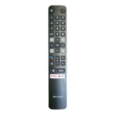 Imagem de Controle Remoto Tv Tcl Smart Android Netflix Globoplay Rc802 - Sky