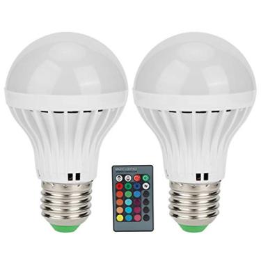 Imagem de Lâmpada de Lâmpada LED Com Controle Remoto, RGB COR MUDANÇA E27 3W, Iluminação Doméstica para Barra de Hotel do Corredor do Quarto, Economia de Energia e Ecologicamente Corretos