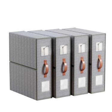 Imagem de EE-RoomWorld Pacote com 4 organizadores de lençóis, organizadores de armário dobráveis e armazenamento, conjunto de lençóis (tamanho queen ou king) com janela, caixa de armazenamento de roupa de cama