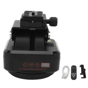 Imagem de YT 1500pro Controle Remoto Pan Tilt Head 360 Graus Motorizado Girando Cabeça Panorâmica Com Smartphone Clip Lithium Ion Battery para Fotografia Extended Live Streaming