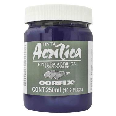 Imagem de Tinta Acrílica 250ml G1 086 Azul Ftalocianina Corfix, 086 - AZUL FTALO