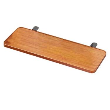 Imagem de Bothyi Mesa Extender prateleira Placa de prateleira Suporte de pulso em casa Office dobrável 50x20cm de mesa de mesa de mesa, Cor Noz