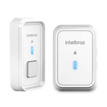 Imagem de Campainha Sem Fio Intelbras Cib 101 Branca Com Bateria Duração 5 Anos