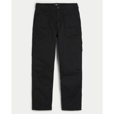 Imagem de Calça Cargo Hollister Straight Flight Masculina Preta G