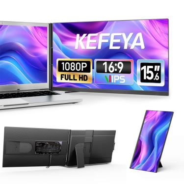 Imagem de Monitor portátil kefeya Extensor de tela para laptop 15,6 fhd 1080P