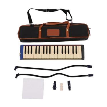 Imagem de 37 Instrumento de Melodica Key, Black Professional Grade 37 Chaves Melodica Musical Air Piano Teclado para Crianças para Iniciantes Adultos, Material de Abdomínio Duradouro