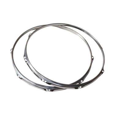 Imagem de Milageto Batrocos de bumbo de tambor de batedor de tambor 6 buraco peças de reposição componentes de instrumento de percussão, 13 Inch