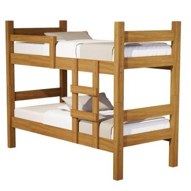 Imagem de Beliche Solteiro Moderno para Quarto 199cm X 160cm Marrom