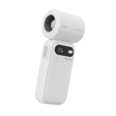 Imagem de IEUDNS Ventilador portátil portátil Fã de bolso do ventilador pequeno ventilador de resfriamento de mesa leve poderoso para viajar para viagens ao ar livre, Branco