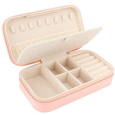 Imagem de Caixa de joias DesignSter Travel PU Leather Dusty Pink
