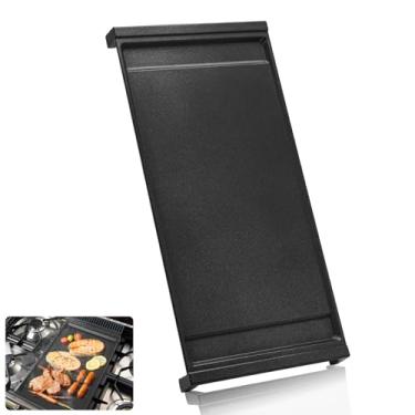 Imagem de NECEG Chapa De Substituição Wb31X24738 Atualizada Para Fogão A Gás Ge Appliance, Central 9 X 19,5 Polegadas Compatível Com Peças Ge, Ferro Fundido Antiaderente Grau Alimentício, Plana