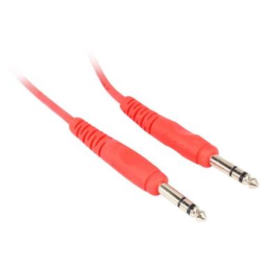 Imagem de Rockville Cabo TRS RCTR110R 10' 1/4" para TRS 1/4", vermelho, 100% cobre