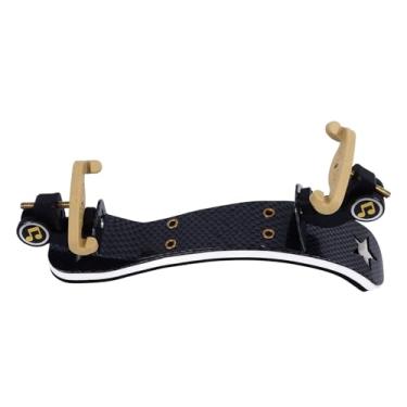 Imagem de Descanso de Violino No Ombro, Altura Ajustável e Preenchimento de Ombro de Violino para 1/2 Tamanho (Estilo de fibra de carbono)