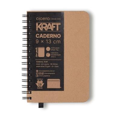Imagem de Caderneta Wire O Kraft, Cicero, 2537, Bege, Pequeno (9X13)