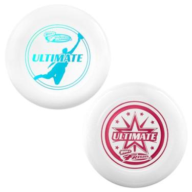 Imagem de WHAM-O Frisbee, conjunto de discos voadores de 26 cm para adultos, perfeito para treinamento profissional atlético e diversão ao ar livre, pacote com 2, 175 g