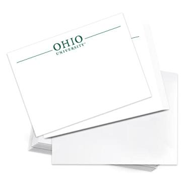 Imagem de Desert Cactus Ohio University Pacote com 10 cartões de papelaria cartolina Bobcats Inclui Envelopes Memo Party Thank You (cartão 1b)