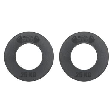 Imagem de MICRO GAINZ GAIN MUSCLE 1LB AT A TIME Conjunto De 2 Anilhas Peso Fracionado Quilograma, 0,25 Kg, 0,50 Kg Ou 1 Projetadas Para Halteres Olímpicos E Treinamento Força (Preto Kg)