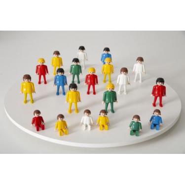 Imagem de Kit 20 Bonecos Playmobil + 2 bebês - Bonecos para Constelação Familiar