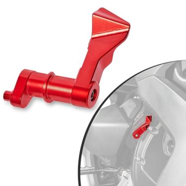 Imagem de Proyoureye Alavanca de freio de estacionamento de alumínio Billet para Can-Am Ryker 600 900 / Rally Edition (2019-2024), Sport(2022-2024) vermelho