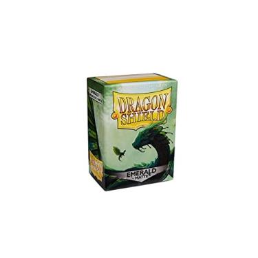 Imagem de Dragon Shield Standard Size Sleeves – Matte Emerald 100CT - Card Sleeves are Smooth & Tough - Compatible with Pokemon, Yugioh, & Magic The Gathering Card Sleeves – MTG, TCG, OCG