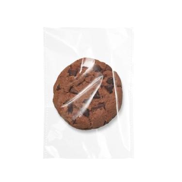 Imagem de DTmasao 14 x 13 cm, 200 unidades, sacos de celofane autovedantes, sacos transparentes de celofane para embalagem de presentes, biscoitos, produtos, doces