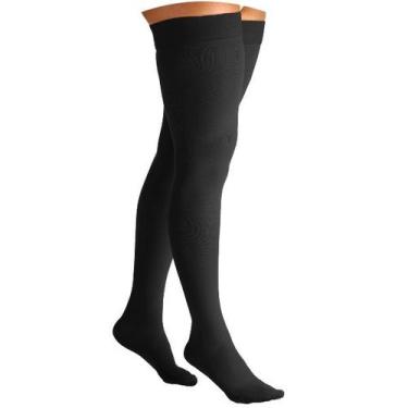 Imagem de Meia 7/8 Select Comfort Premium 861 Compressao 15-20MMHG Fechada Preta
