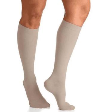 Imagem de Meia 3/4 Select Comfort Premium Compressao 15-20MMHG 861 Fechada Natur