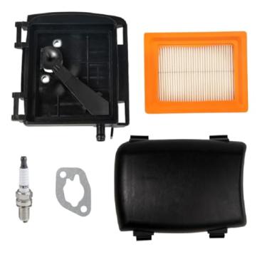 Imagem de NewJ's Kit de limpeza de filtro de ar de cubo de carburador 14 743 03-S adequado para motor Koh-ler XT650 XT675 para Hus-qva-rna Toro 55,88 cm Reciclador de grama Substituir para 14 743 03-S Kit de