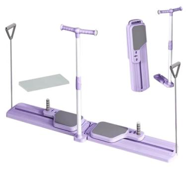 Imagem de Máquina de Treino de Esqui - Exercitador De Força De Pernas Com Divisão | Treinador De Esqui Multifuncional Para Modelagem Corporal Para Yoga Cardio Ginásio Reabilitação Indoor Casa E Treino Pilates