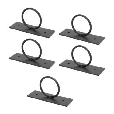 Imagem de Jiawu 5pcs 2 Polegadas Crecção Suportes de Suporte, Corda de Anel Decorativo de Aço Inoxidável Suporta Suportes para Cordas de Cânhamo, Cercas de Corda, Grades de Escada, Ganchos de