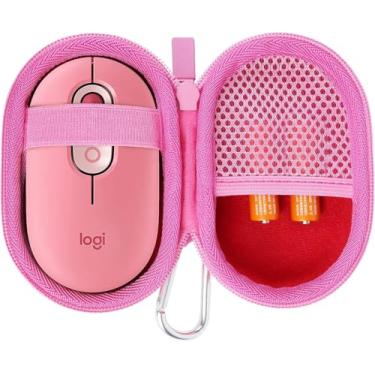 Imagem de co2CREA Capa rígida de substituição para mouse sem fio Logitech POP, capa Heartbreaker Rose