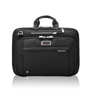 Imagem de Briggs & Riley Pasta grande expansível – Bolsa para laptop para trabalho e viagem, pastas para homens e mulheres, inclui alça de ombro, zíper autorreparador, serve para computadores de até 17