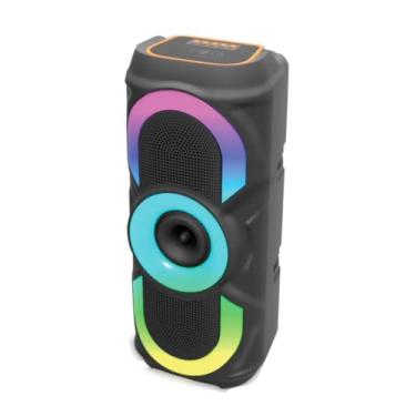 Imagem de Caixa de Som Portátil Bluetooth 30W, LED RGB, Rádio FM, USB, Cartão TF, 1500mAh, Preta