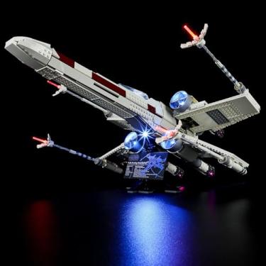 Imagem de MENZAVA LED Light Kit Compatible with 75355 X-Wing Starfighter Building Blocks Model - Model Set NOT Included