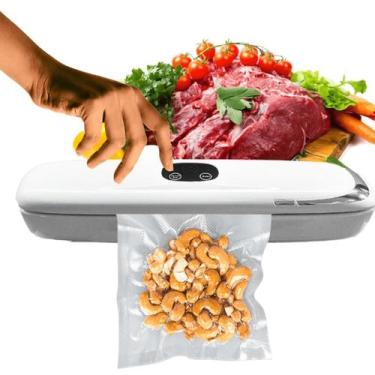 Imagem de Seladora Alimentos Fresco Embalagens Sacos A Vácuo Plástico - KR Varie