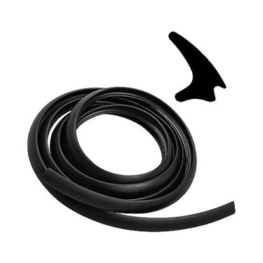 Imagem de TIKSCIENCE Tira de Vedação de Borracha À Prova de Intempéries para Janela de Rv, Vedação de Borda de Vidro de Janela Estacionária, Junta de Travamento de Janela de Borracha de 0,5" (40 Pés, Preto)