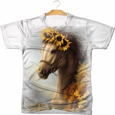 Imagem de Camiseta Blusa Cavalo Feminino Masculino Infantil - 012 - MAHALO CAMIS