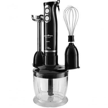 Imagem de Mixer Turbo 3x1 Copo 1l 500w Britania 2 Velocidades Black Line 110V