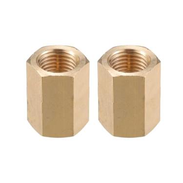 Imagem de VekAuto Conector de lavadora de pressão, 12 mm M14 x 1,5 adaptador macho e fêmea conector de mangueira de parafuso de latão universal para lavadora de pressão conexão rápida latão tom cobre acessórios