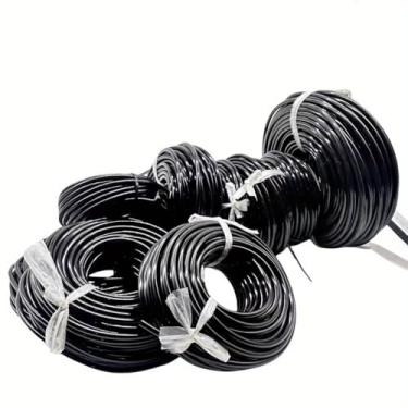 Imagem de Mangueira de irrigação por gotejamento de tubo de distribuição em branco de 1/10.2 cm, rolo de 61 m