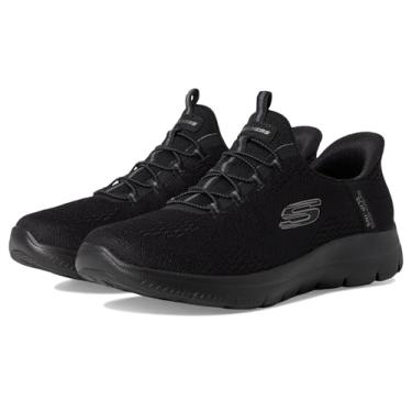 Imagem de Skechers Tênis feminino Summits-Dream Chaser, mãos livres, sem cadarço, Preto, 37