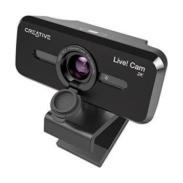 Imagem de CREATIVE Webcam Live Sync V3 2K QHD USB com zoom digital 4X e microfones, 1080p HD, até 95° FOV, lente de privacidade, para PC e Mac