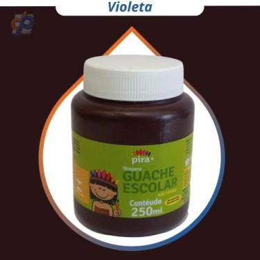 Imagem de Tinta Guache Pira 250 ml, Tinta Guache Pira Violeta