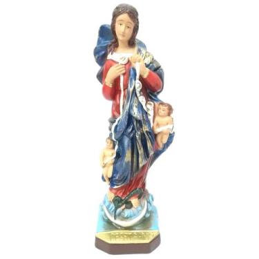 Imagem de Imagem De Nossa Senhora Desatadora dos Nós Gesso 30 Cm - Evangelize