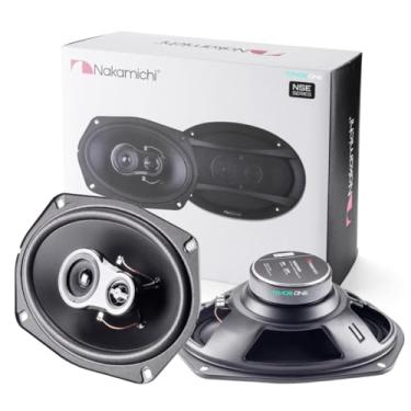 Imagem de Kit Alto Falantes 3 Vias 6x9'' Pol 40W Nominal 55HZ a 19.5KHZ 4 Ohms Nakamichi - NSE6918