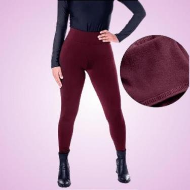 Imagem de Legging Flanelada Bordo - Vimo, GG, Bordô