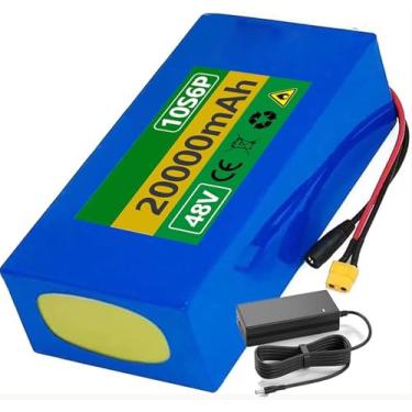 Imagem de Bateria De Lítio 48v Baterias Elétricas De Bicicleta Elétrica 48v 10ah 12ah 15ah 20ah 25ah 30ah Bateria Recarregável De íon De Lítio 13s6p Com Bms E Carregador Para 1000w, 48V 15Ah(1), T