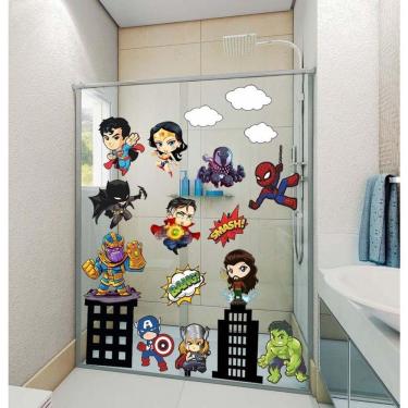 Imagem de Adesivo De Box Super-Heróis Mod 2